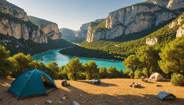 Partir en vacances dans les gorges du verdon en camping nature